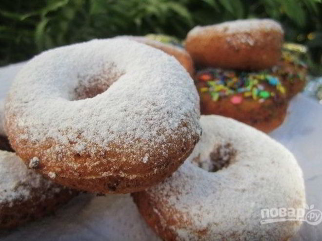 Рецепт творожных пончиков