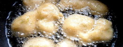 заварные картофельные пончики. Шаг 18