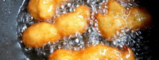 заварные картофельные пончики. Шаг 19