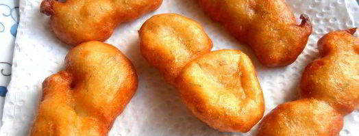 заварные картофельные пончики. Шаг 20