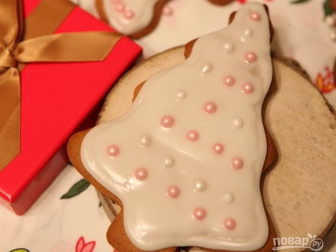 Рецепт имбирных новогодних пряников с глазурью