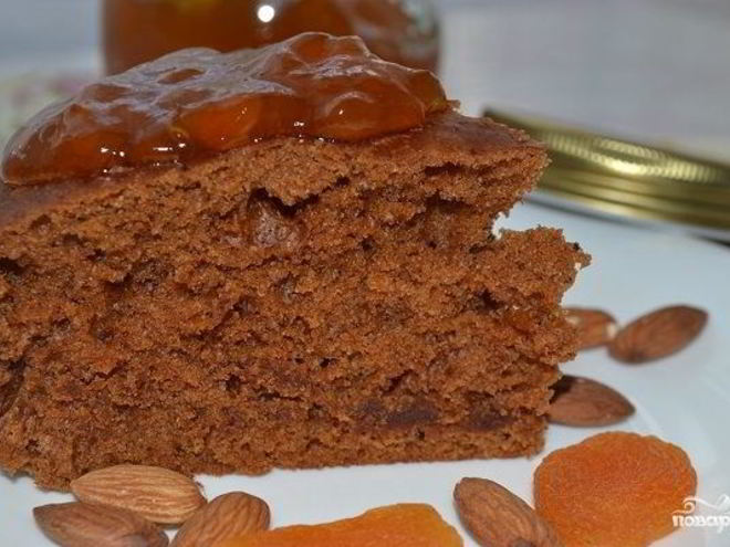 Рецепт коврижки с вареньем в мультиварке