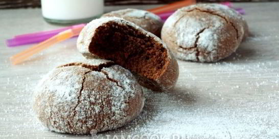 Пряники с шоколадом