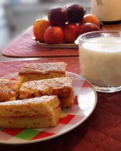 Творожно-яблочная коврижка