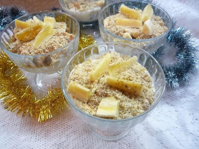 Рецепт банановой шарлотки