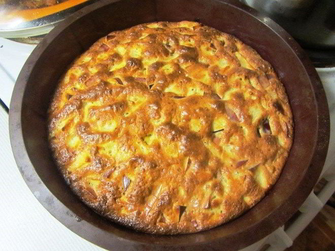 Рецепт быстрой яблочной шарлотки