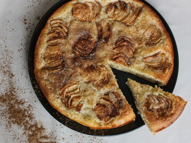 Рецепт двухслойной шарлотки