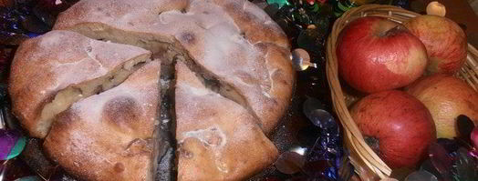 ореховая шарлотка на сгущенке. Шаг 12