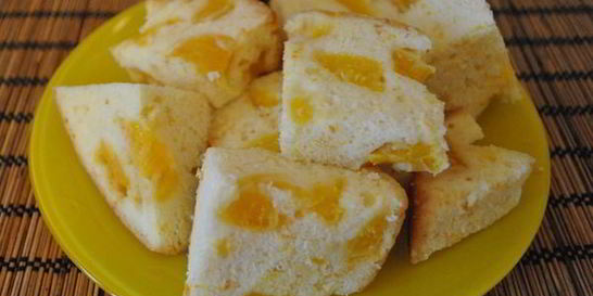 Простая апельсиновая шарлотка