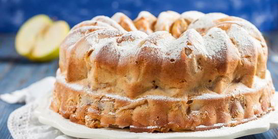 Самая яблочная шарлотка