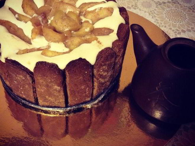 Рецепт шарлотки из имбирных пряников