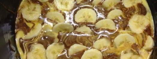 шарлотка с бананами. Шаг 6