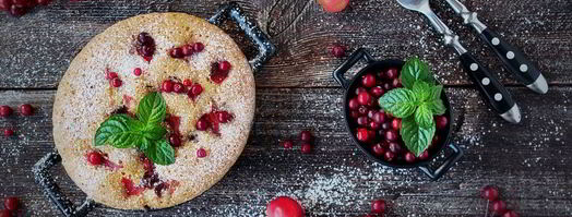 шарлотка с брусникой. Шаг 11