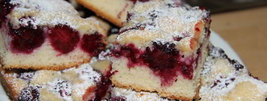 шарлотка с ежевикой. Шаг 10