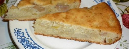 шарлотка с грушами. Шаг 17