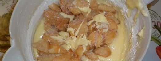 шарлотка с грушами. Шаг 10