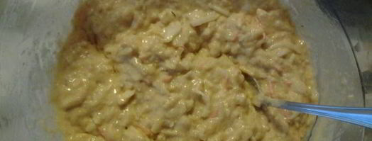 шарлотка с квашеной капустой и цельнозерновой мукой. Шаг 5