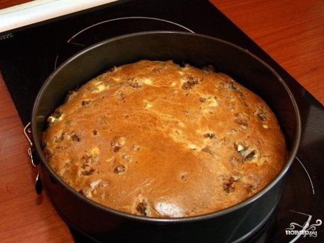 Рецепт шарлотки с мясом