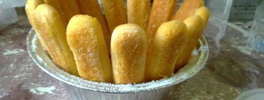 шарлотка с савоярди. Шаг 6