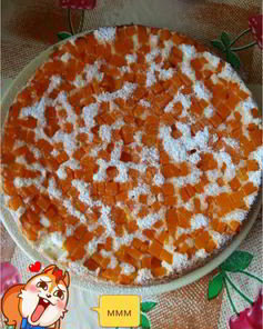 Шарлотка с тыквой