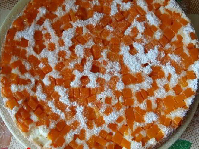 Рецепт шарлотки с тыквой