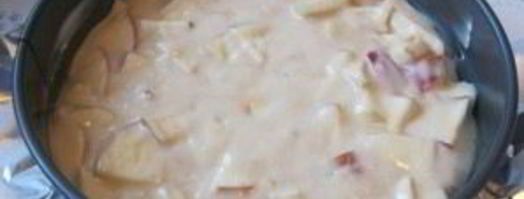 шарлотка яблочная. Шаг 6