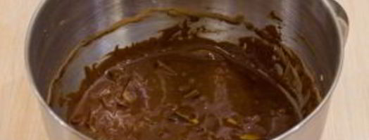 шоколадная шарлотка с грушей. Шаг 6