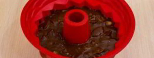 шоколадная шарлотка с грушей. Шаг 7