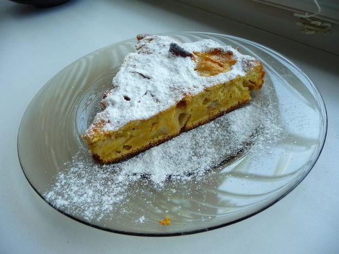 Рецепт солнечной шарлотки