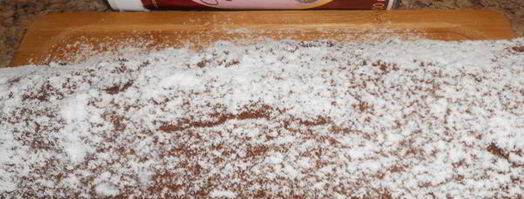 шоколадно-кофейный рулет. Шаг 17