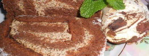 шоколадно-кофейный рулет. Шаг 18