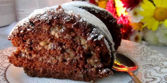 Шоколадно-ореховый рулет