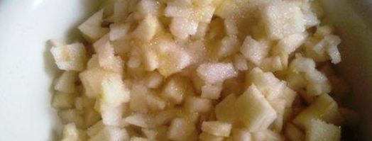 быстрый штрудель из лаваша с грушей. Шаг 5