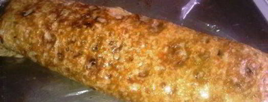 быстрый штрудель из лаваша с грушей. Шаг 11