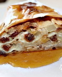 Грушево-творожный штрудель