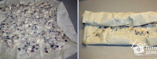 грушево-творожный штрудель. Шаг 4