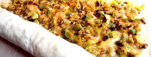 хрустящий постный штрудель с ароматной полезной начинкой. Шаг 17