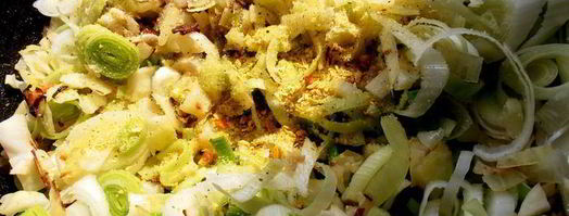 хрустящий постный штрудель с ароматной полезной начинкой. Шаг 11