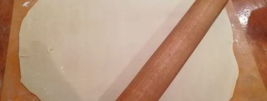 легкий штрудель с вишней и миндалем. Шаг 7