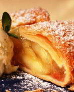 Ленивый штрудель с яблоком и корицей