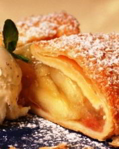 Ленивый штрудель с яблоком и корицей