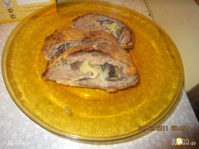 Рецепт мясного штруделя