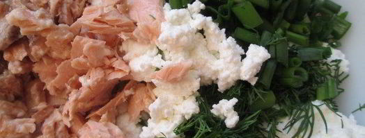 рыбный штрудель из творожного теста. Шаг 4