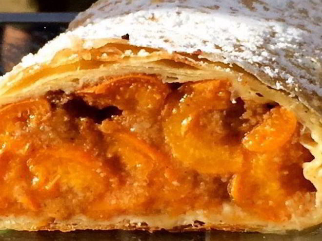 Рецепт штруделя с абрикосами