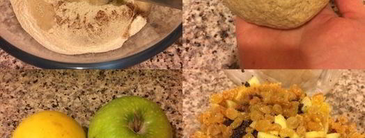 штрудель с айвой, яблоками и маком. Шаг 3