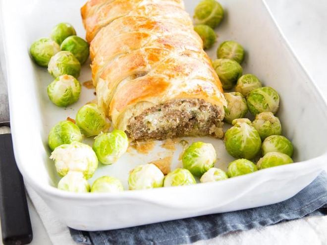 Рецепт штруделя с фаршем