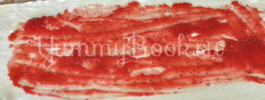 штрудель с фруктами и сухофруктами. Шаг 4