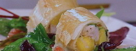 штрудель с курино-манговой начинкой. Шаг 11