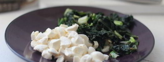 штрудель с лососем, моцареллой и шпинатом. Шаг 4