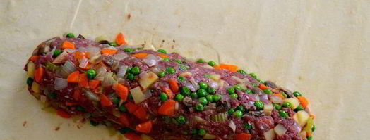 штрудель с мясом. Шаг 10